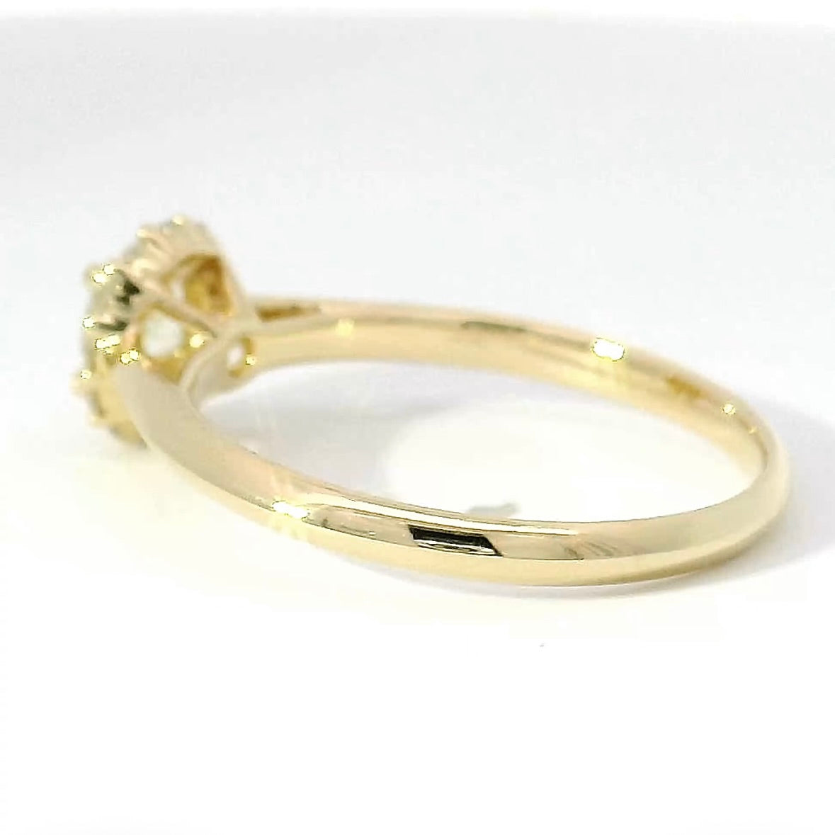 Yellow Solitaire Ring
