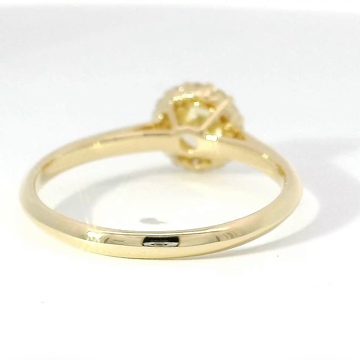 Yellow Solitaire Ring