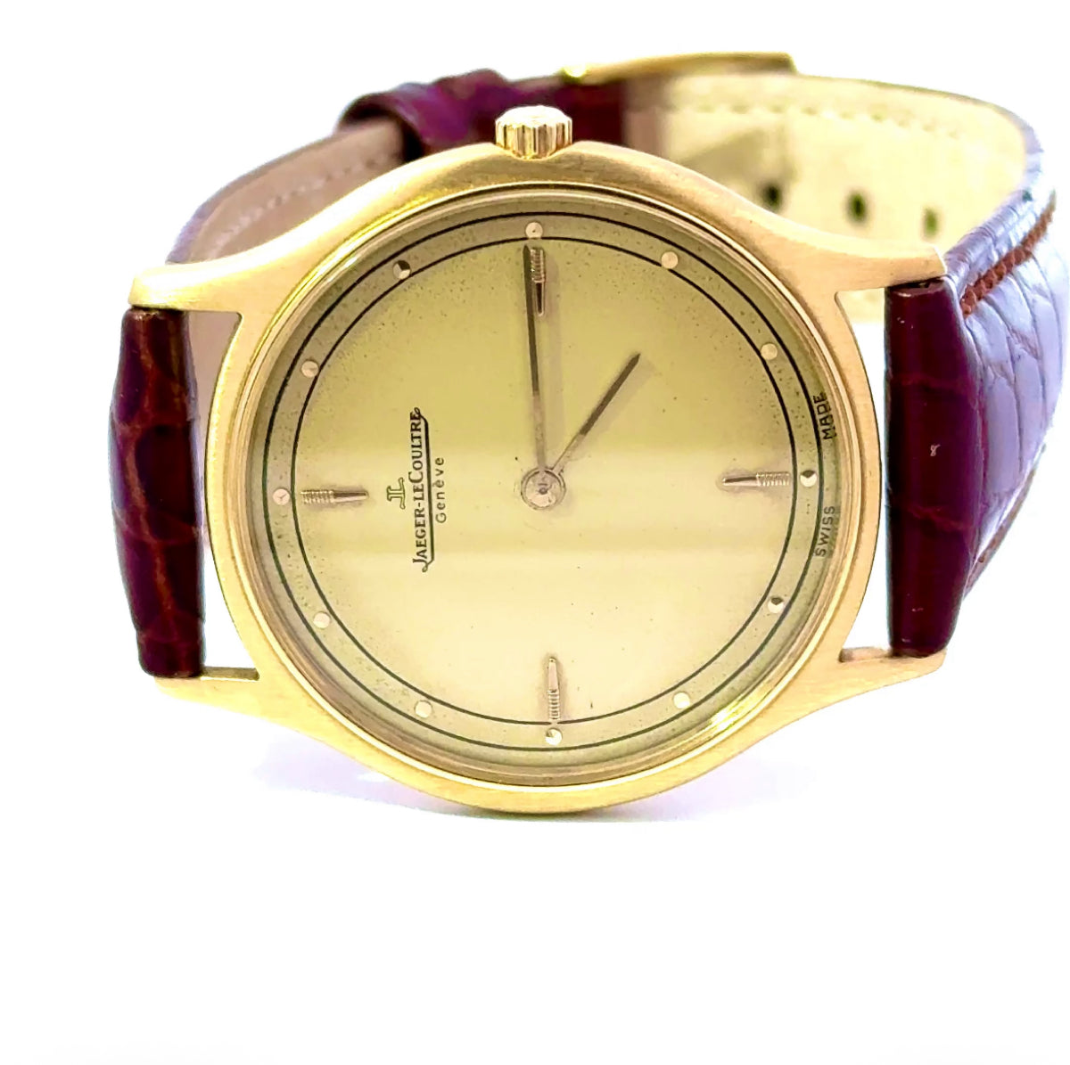 Timeless Jaeger-LeCoultre Heraion Watch in 18K Yellow Gold