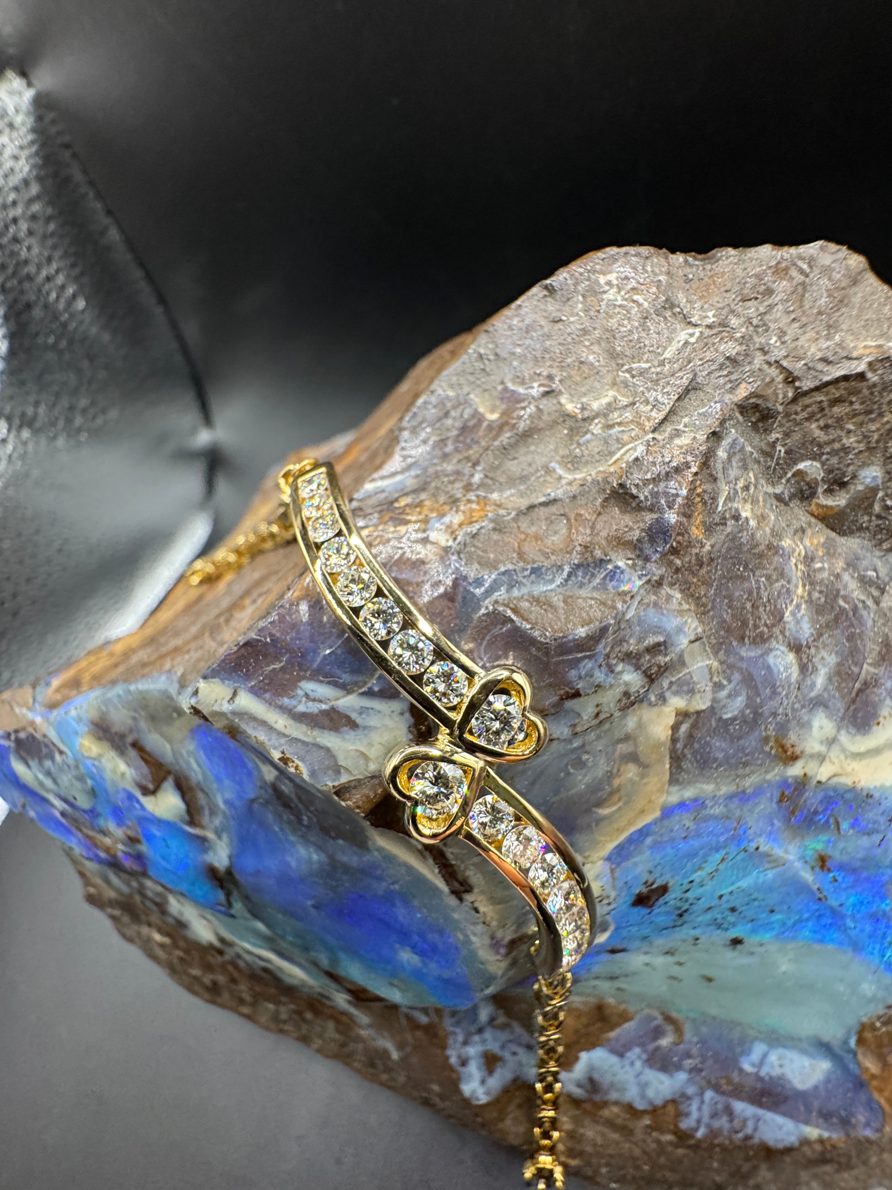 Hochwertiges Armband in 18 Karat Gelbgold mit herausragenden Brillanten