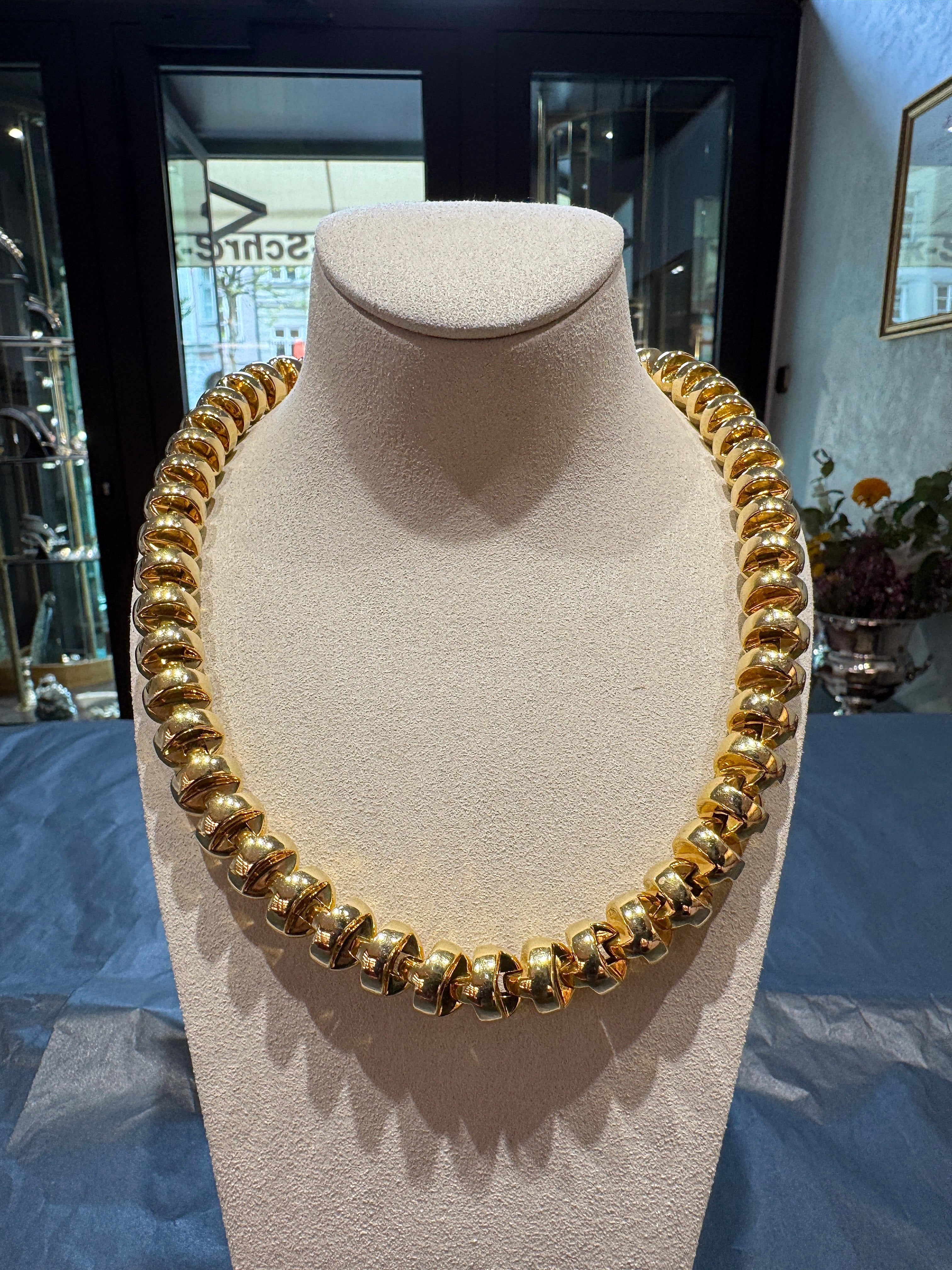 Unfassbar edles Set aus Halskette & Armband in 18 Karat Gelbgold