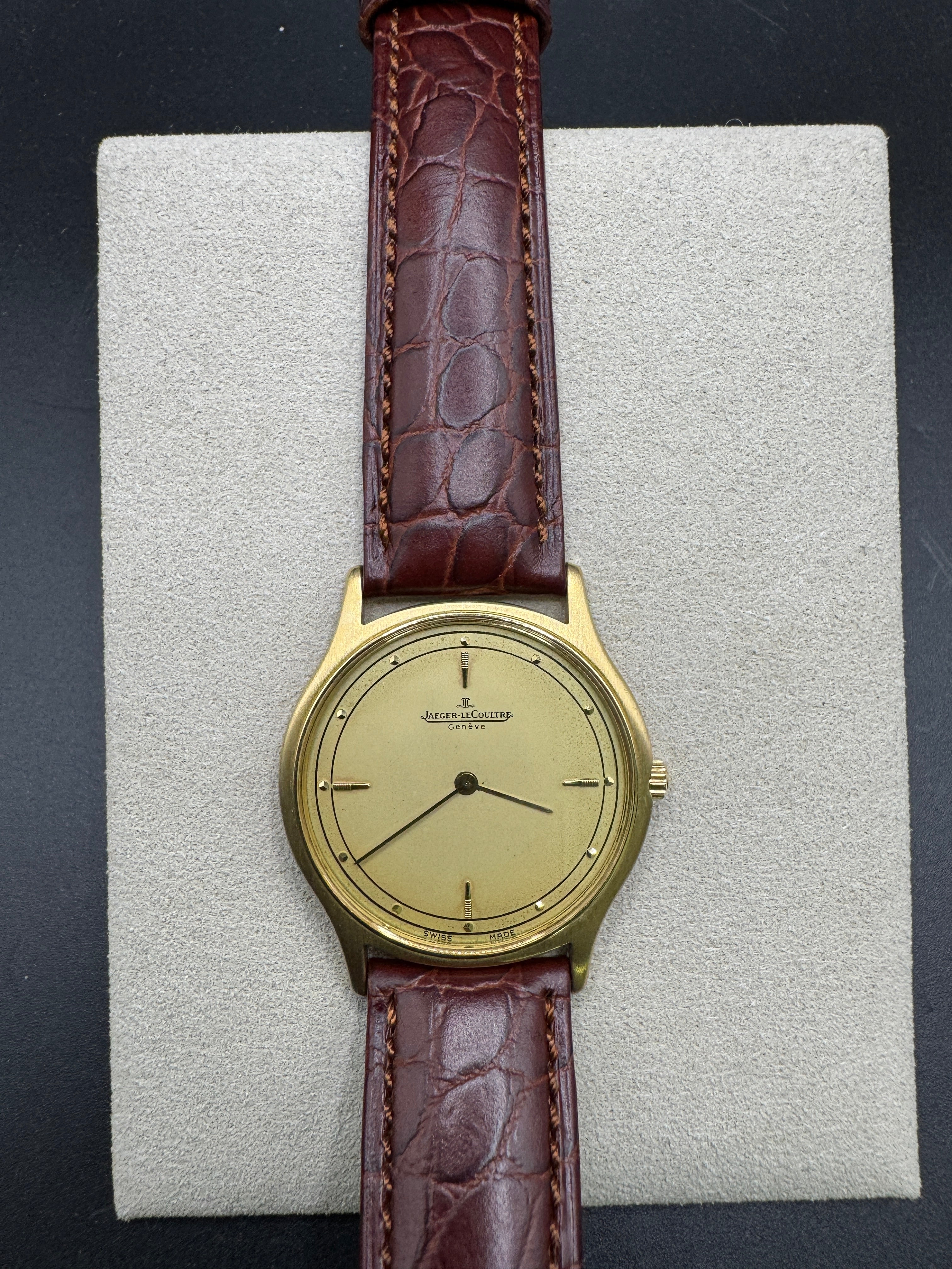 Timeless Jaeger-LeCoultre Heraion Watch in 18K Yellow Gold