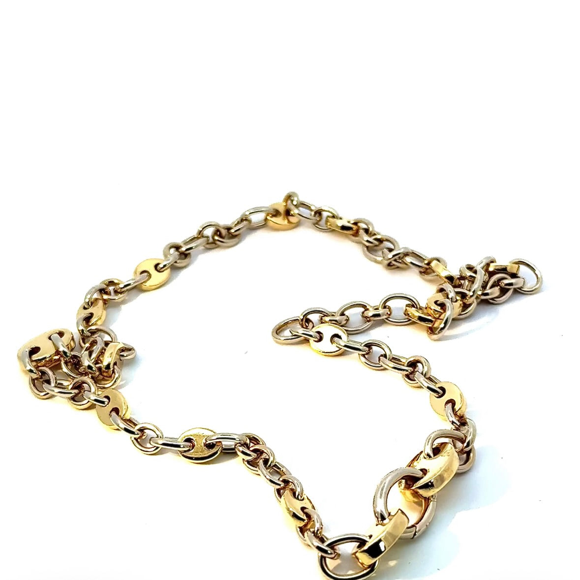 Wunderschöne Pomellato Halskette in 18 Karat (750) Gelb & Weißgold