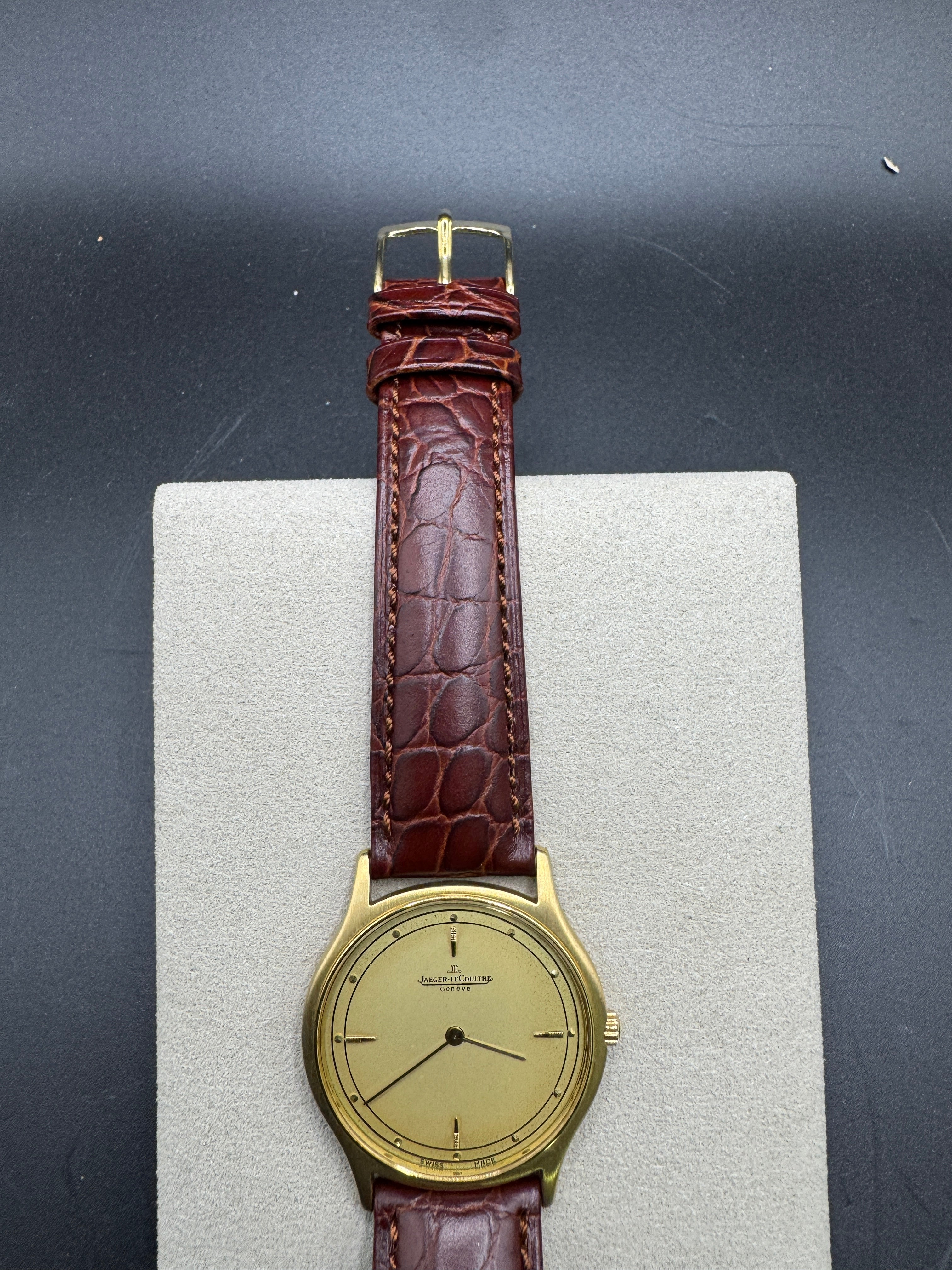 Timeless Jaeger-LeCoultre Heraion Watch in 18K Yellow Gold