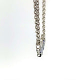 Elegantes Collier in 14 Karat Weißgold mit feinen Tansaniten & Brillanten