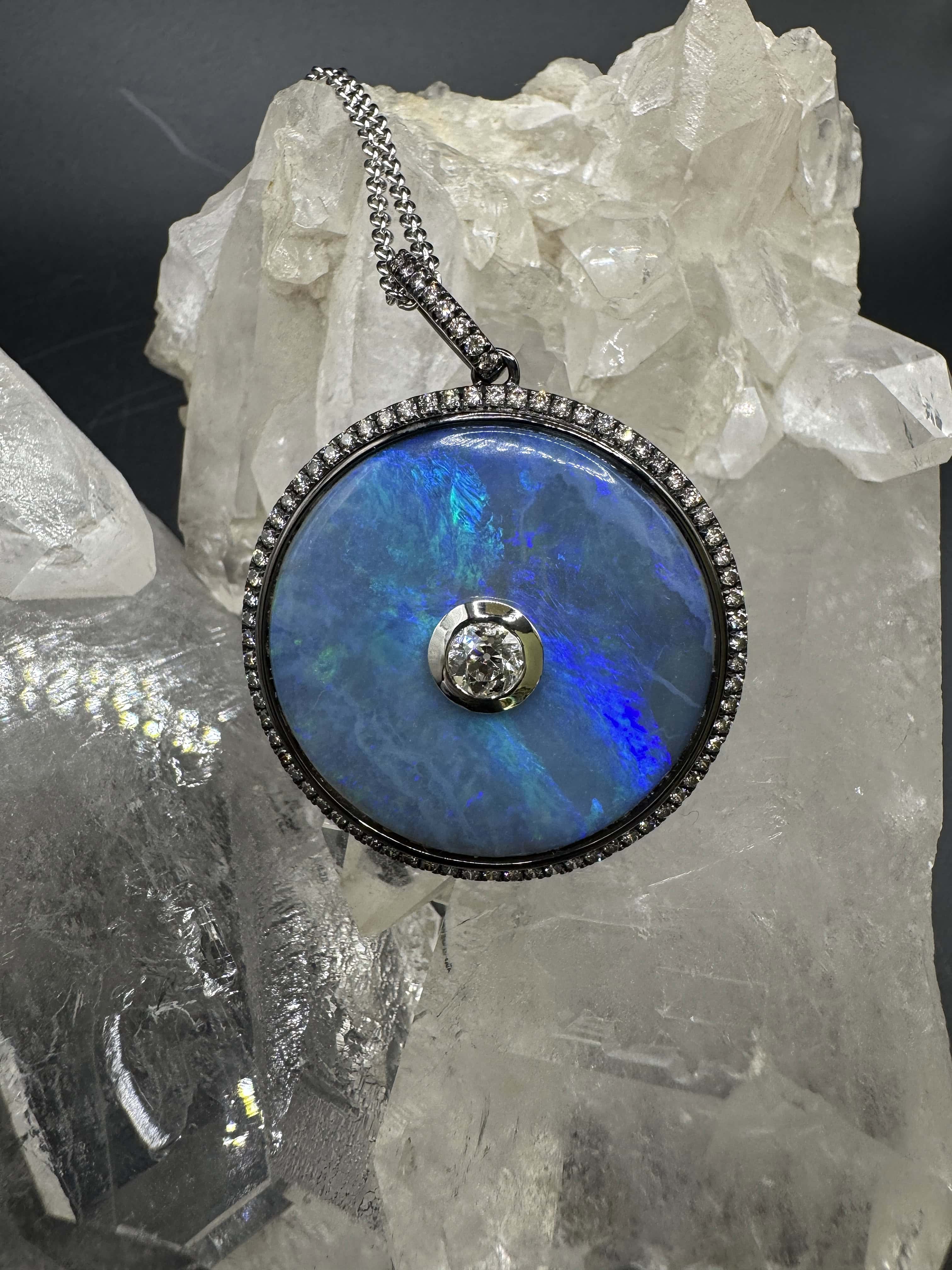 Australian solid opal