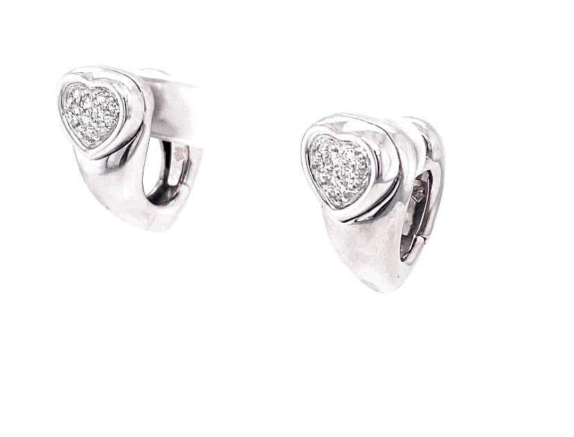Originele Piaget-oorbellen in 18 karaat met briljant geslepen diamanten