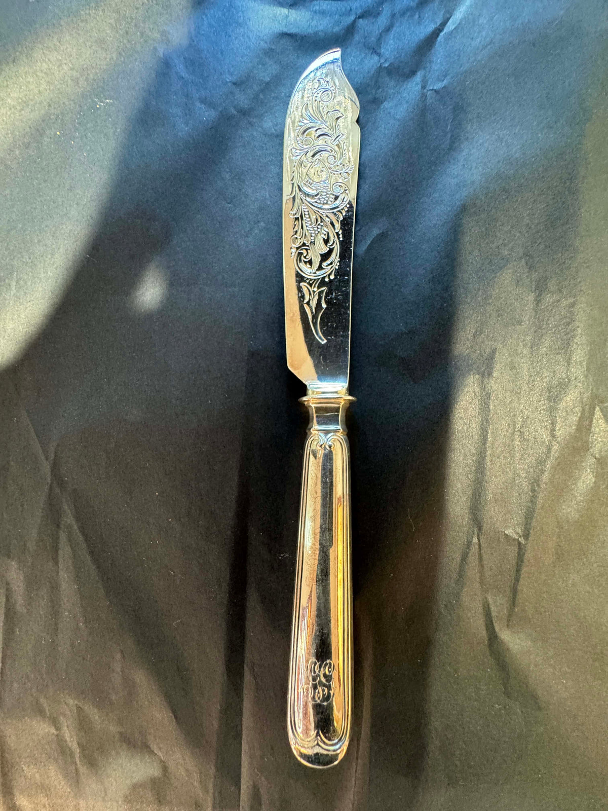 Nobles Koch & Bergfeld Besteckset in 800er Silber mit Feuervergoldung