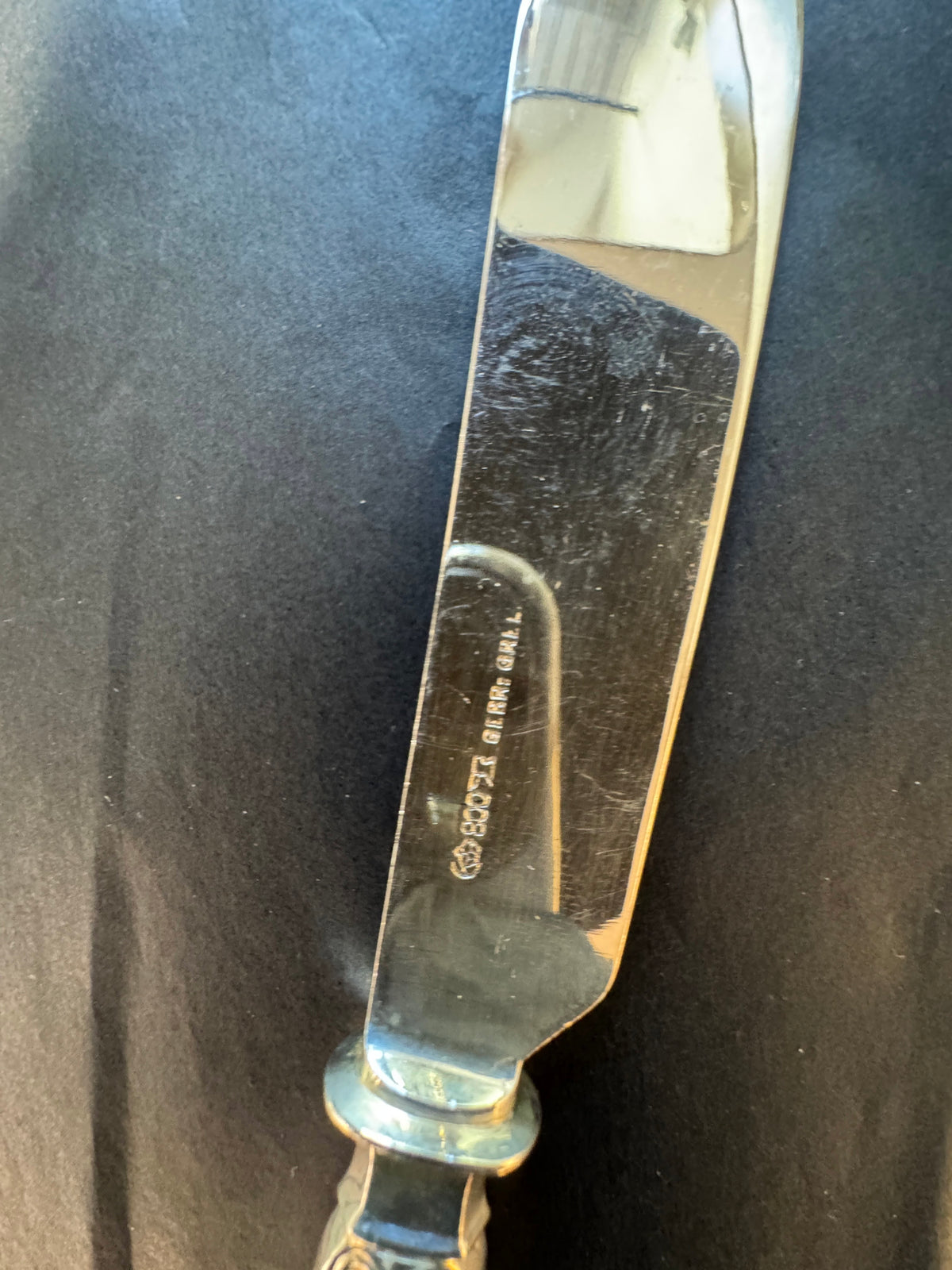 Nobles Koch & Bergfeld Besteckset in 800er Silber mit Feuervergoldung