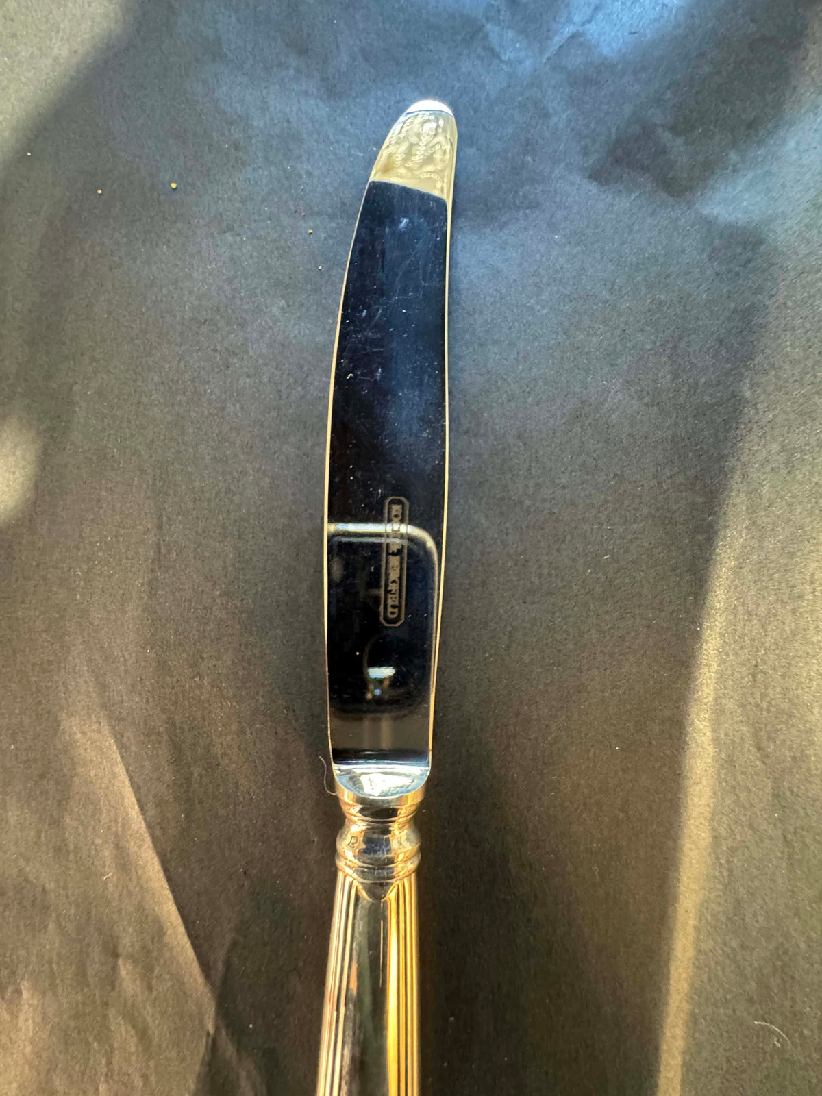 Nobles Koch & Bergfeld Besteckset in 800er Silber mit Feuervergoldung