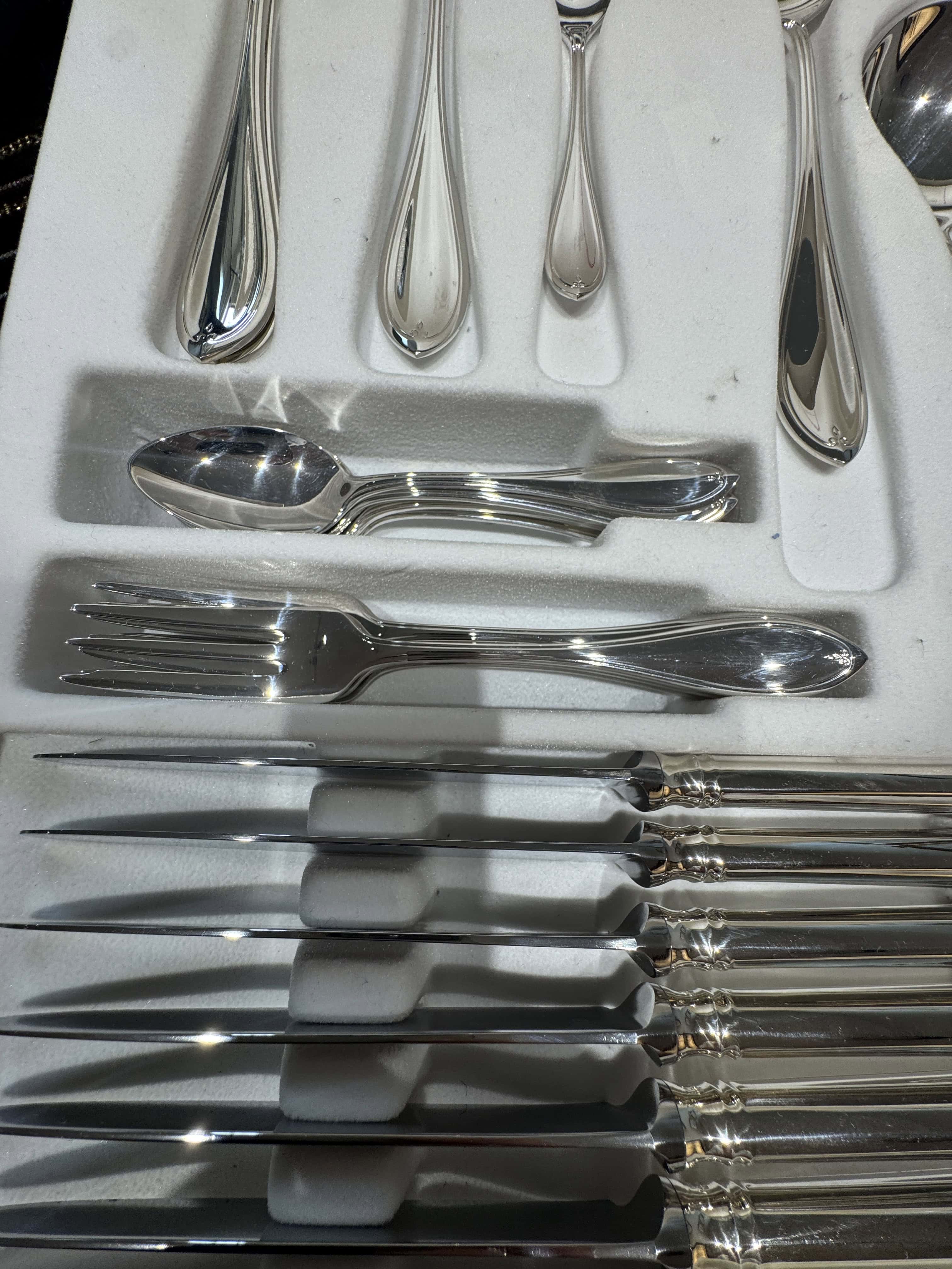 Hochwertiges 39-teiliges Silberbesteckset von WMF „Premiere“ aus 800er Silber