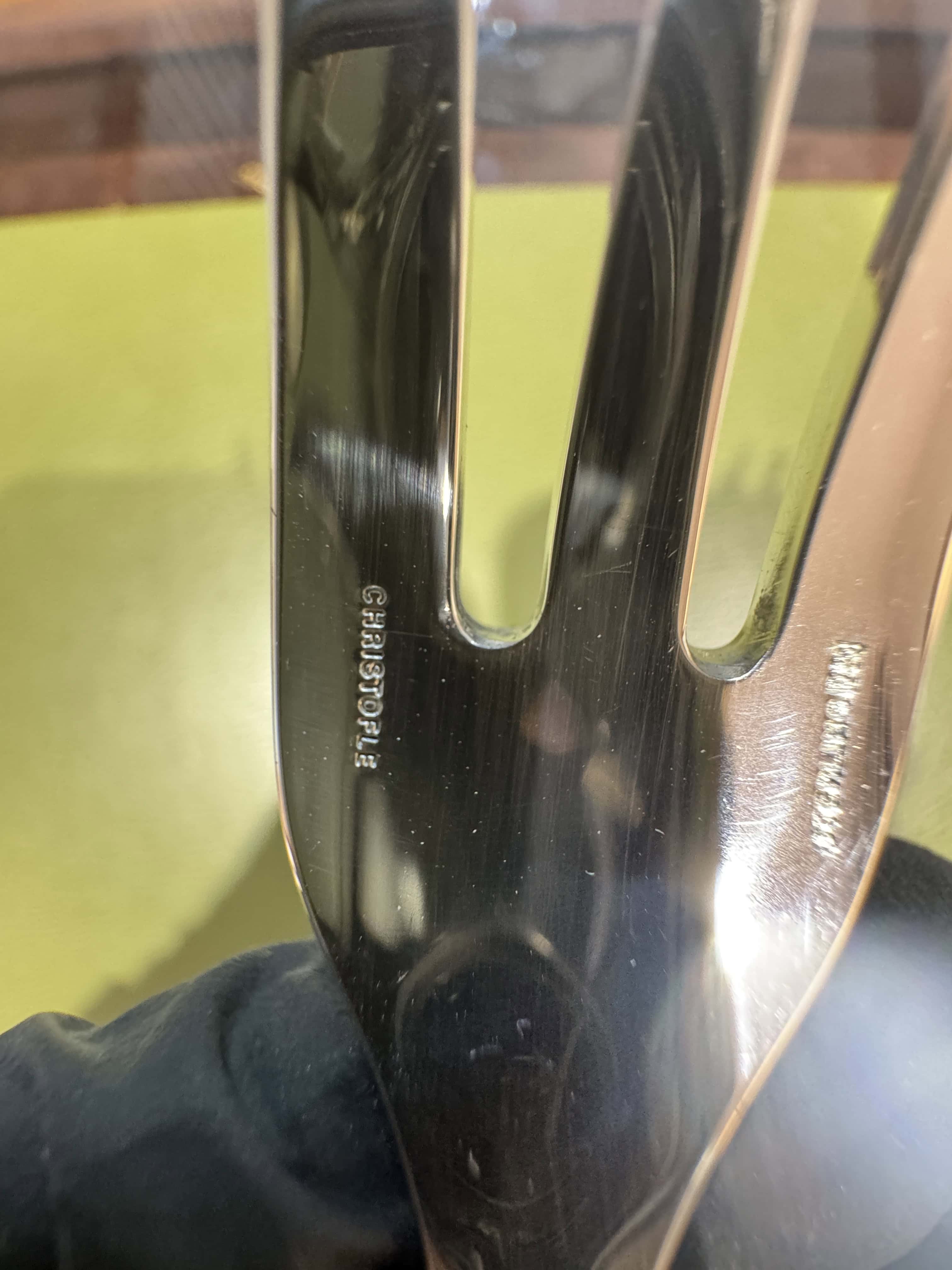 Sterling-Silber-Besteckset von Christofle Malmaison für 6 Personen – 30-teilig mit Koffer