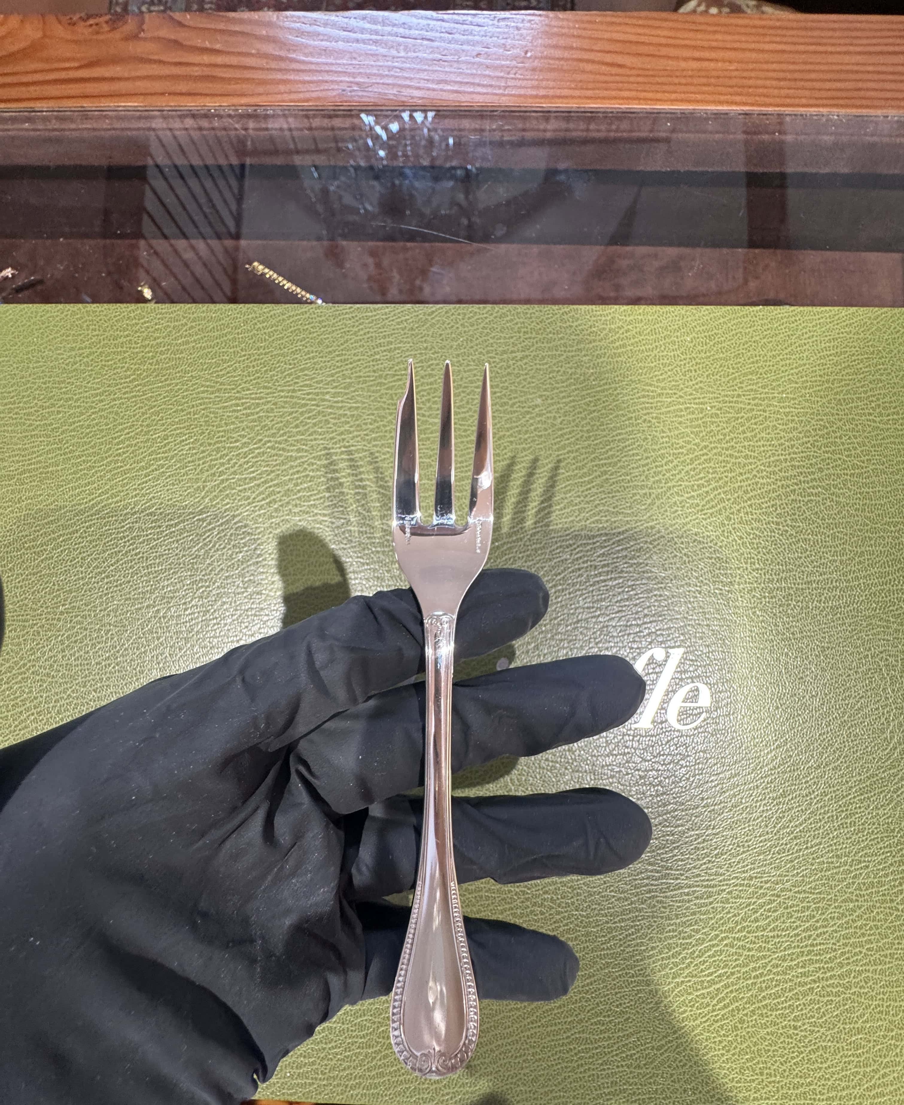Sterling-Silber-Besteckset von Christofle Malmaison für 6 Personen – 30-teilig mit Koffer
