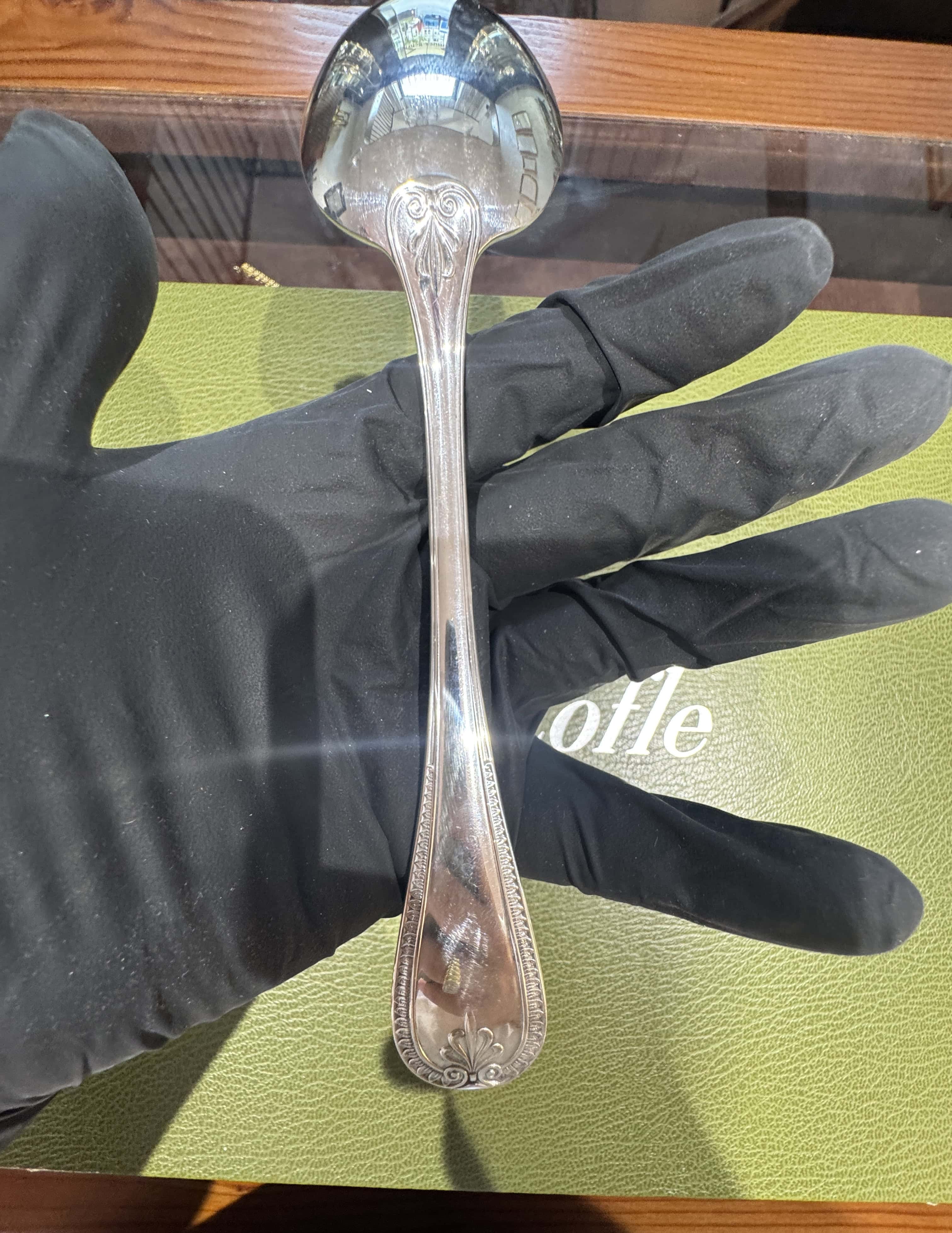Sterling-Silber-Besteckset von Christofle Malmaison für 6 Personen – 30-teilig mit Koffer