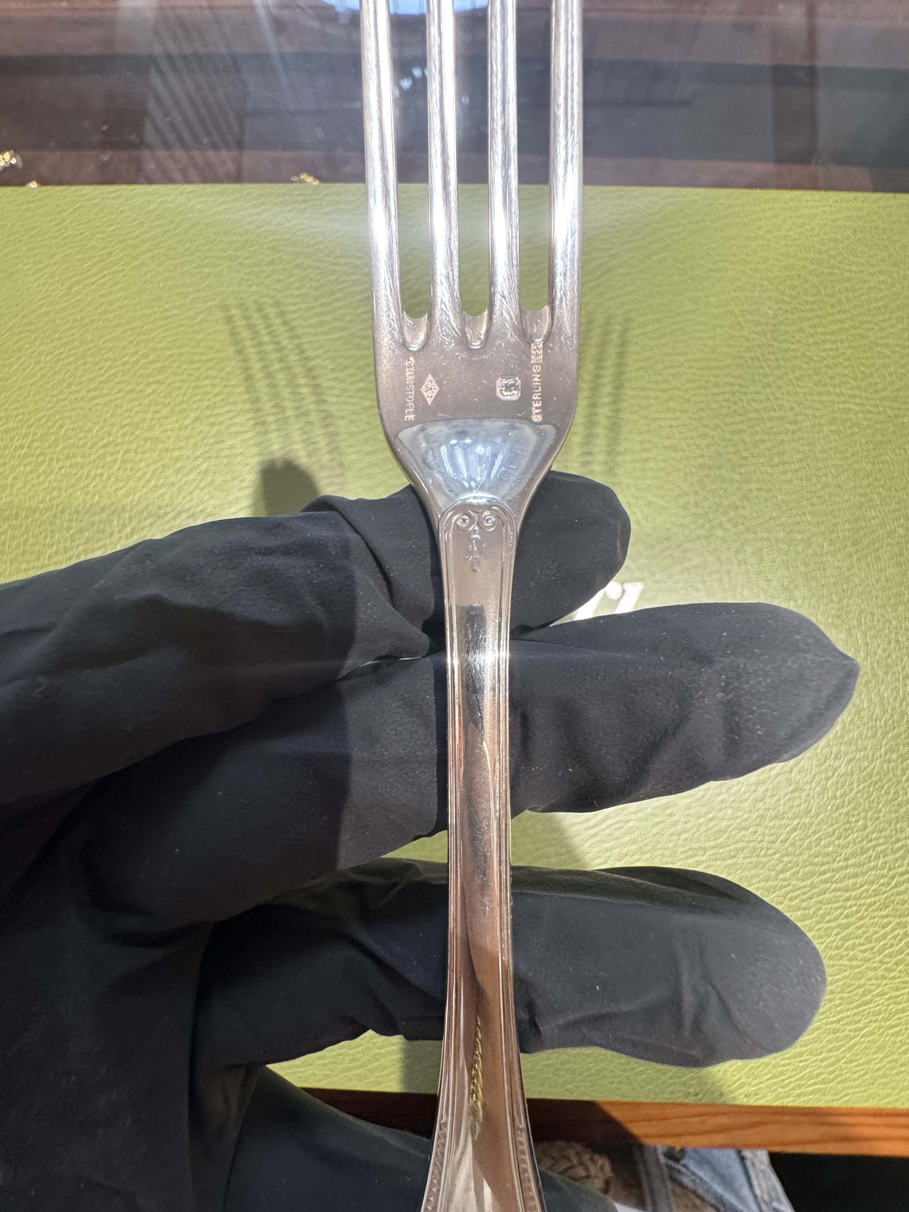 Malmaison Sterling-Silber-Besteckset von Christofle für 6 Personen – 30-teilig mit Koffer