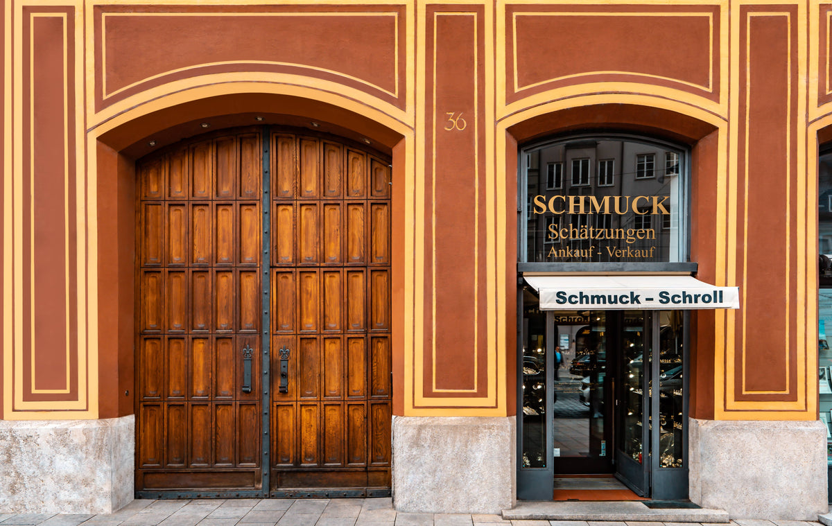 Schmuck Schroll Geschäft im Fuggerhaus