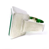 Einmaliger Ring in 18 Karat Weißgold mit beeindruckendem Turmalin