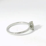 Zeitloser Moncara Ring in 14 Karat Weißgold mit feinen Brillanten