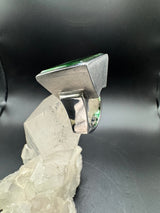 Einmaliger Ring in 18 Karat Weißgold mit beeindruckendem Turmalin