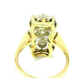 Ausgefallener Ring in 18 Karat (750) Gold mit feinen Brillanten