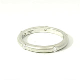 Zeitloser Adolfo Courrier Ring in 18 Karat Weißgold mit Brillanten - Eterno