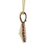 Besonderer Vintage-Anhänger in 9 Karat (375) Gold mit Diamanten