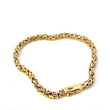 Hochwertiges Königsketten-Armband in 18 Karat (750) Gelbgold