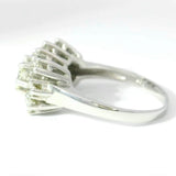 Zeitloser Vintage-Ring in 14 Karat Weißgold mit Brillanten