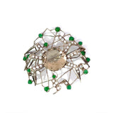 Vintage-Brosche & Anhänger in Silber – handgefertigtes Unikat