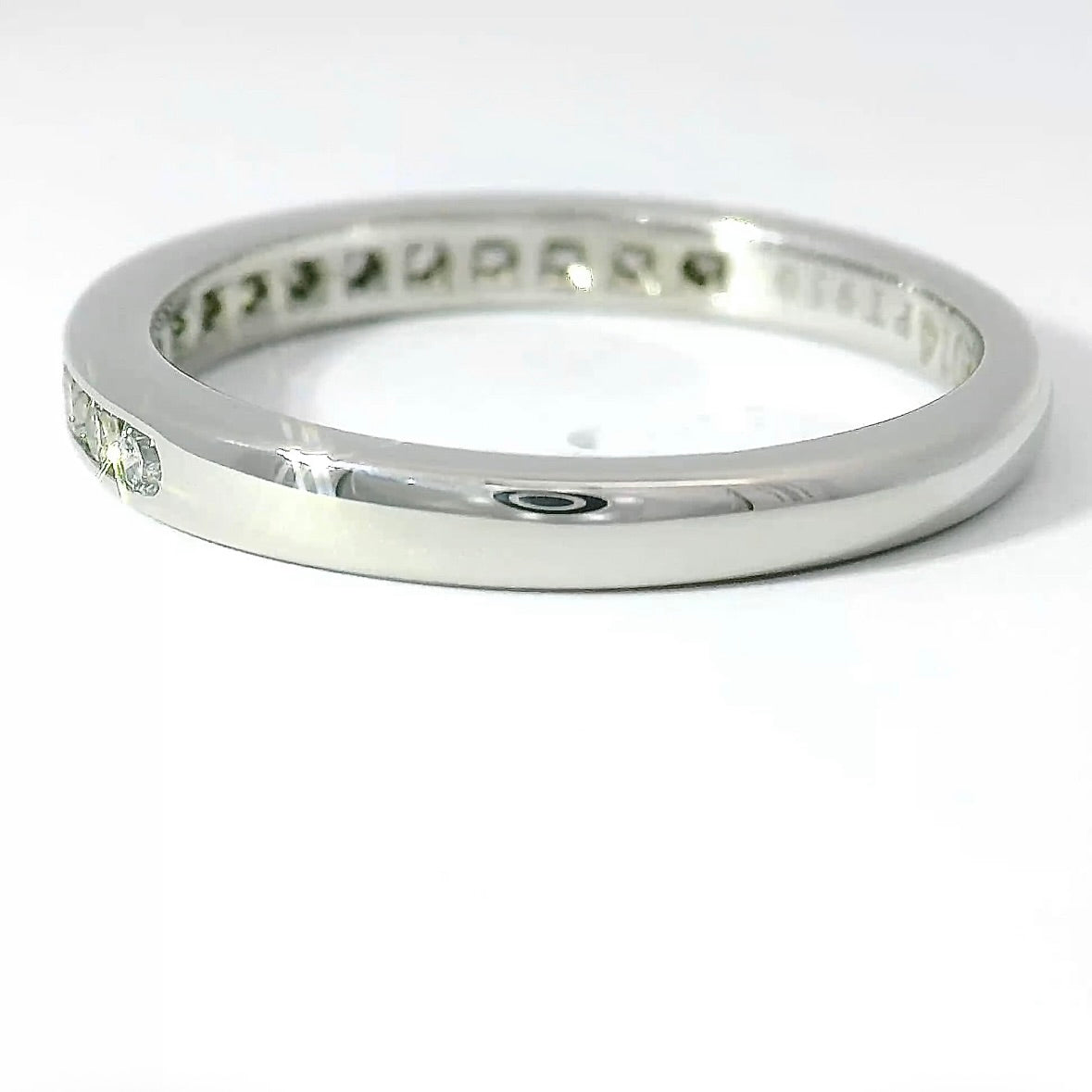 Hochwertiger Tiffany & Co. Memory Ring in 950 Platin mit Brillanten
