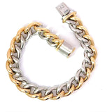 Original IsabellaFa Armband in 18 Karat Gelbgold und 950er Platin mit Diamant