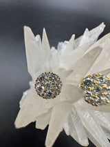 Moderne Brillantstecker in 18 Karat Gelbgold mit hochfeinen Brillanten