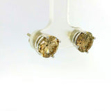 Riesige Brillantstecker in 18 Karat Weißgold mit fancy Brillanten