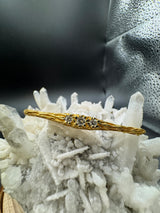 Hochwertige Brosche in 18 Karat Gelbgold mit Brillanten von Goldbaur