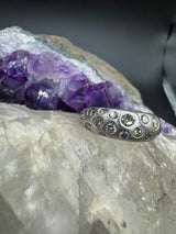 Edler Sternenhimmel-Ring in 14 Karat Weißgold mit Brillanten