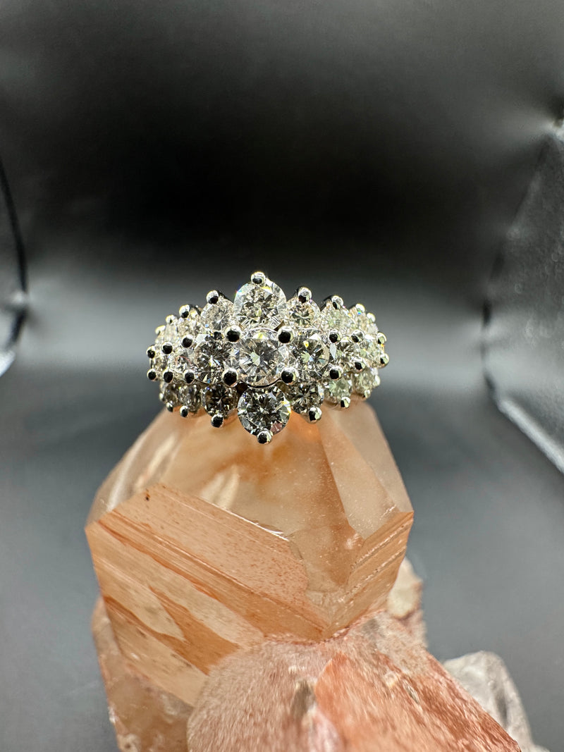 Edles Vintage-Schmuckstück in 14 Karat mit 2 Karat Brillanten | Ringe - Schmuck Schroll