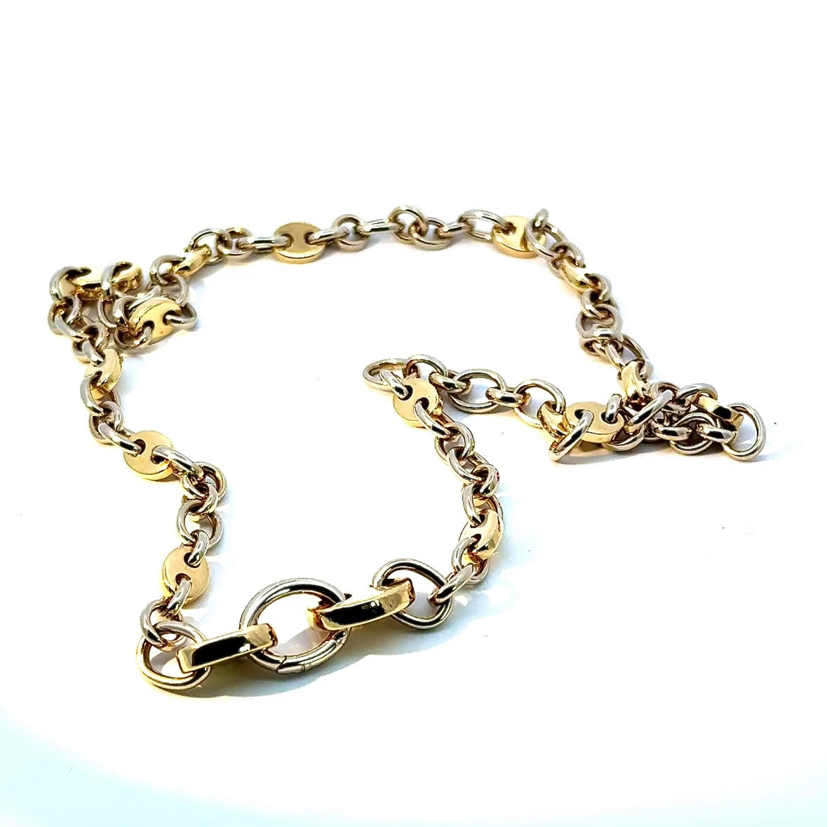 Wunderschöne Pomellato Halskette in 18 Karat (750) Gelb & Weißgold