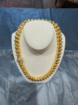 Unfassbar edles Set aus Halskette & Armband in 18 Karat Gelbgold