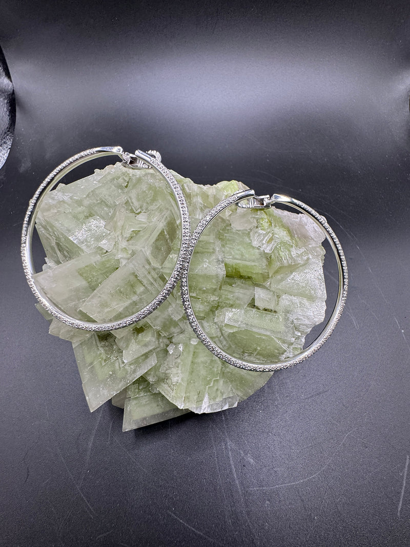 Außergewöhnliche 18Karat Weißgold Ohrringe mit 286 Brillanten | Ohrringe - Schmuck Schroll