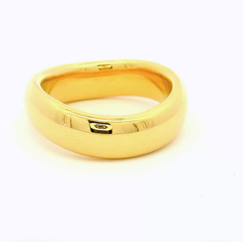 Edler Pomellato Bandring in 18 Karat strahlendem Gelbgold