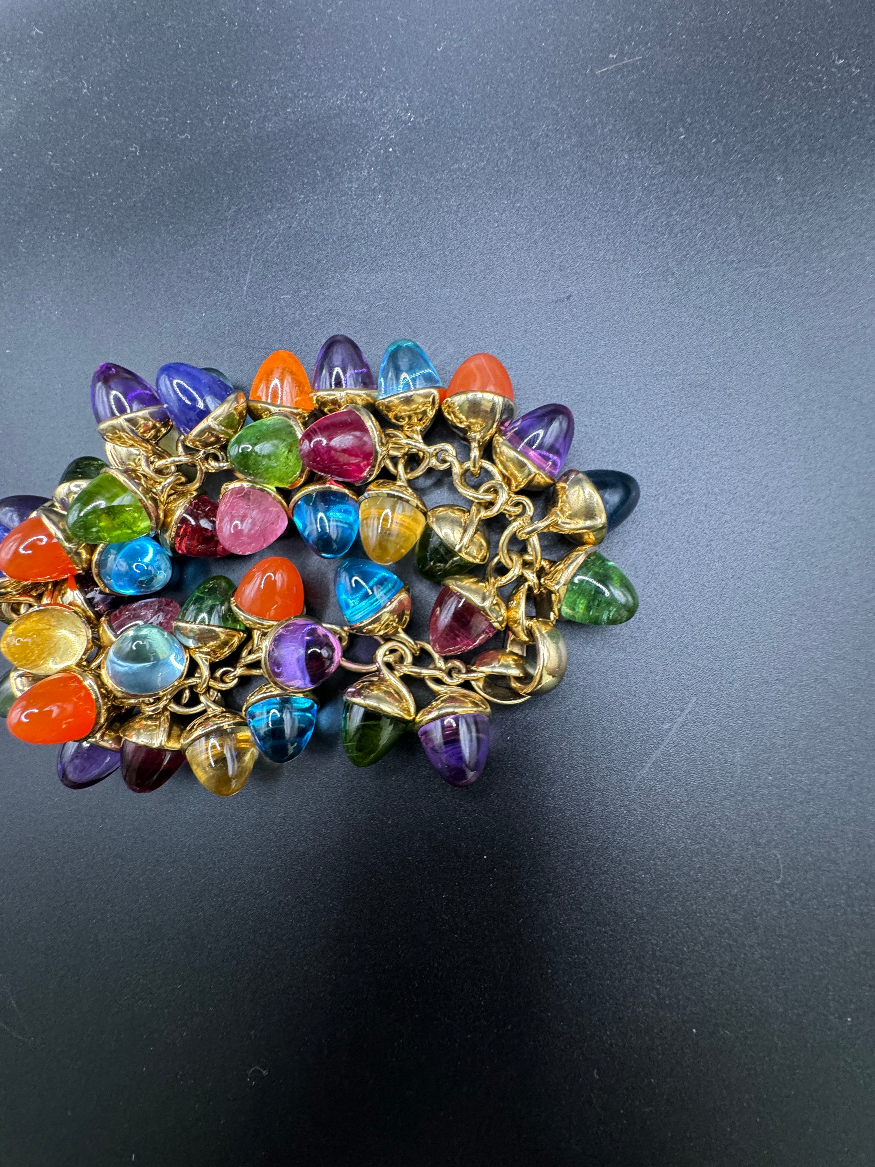 Beeindruckendes Mikado Flamenco Large Candy Armband von Tamara Comolli