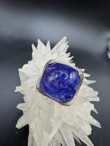 Beeindruckender Ring in 14 Karat Gelbgold mit feinen Tansanit & Brillanten
