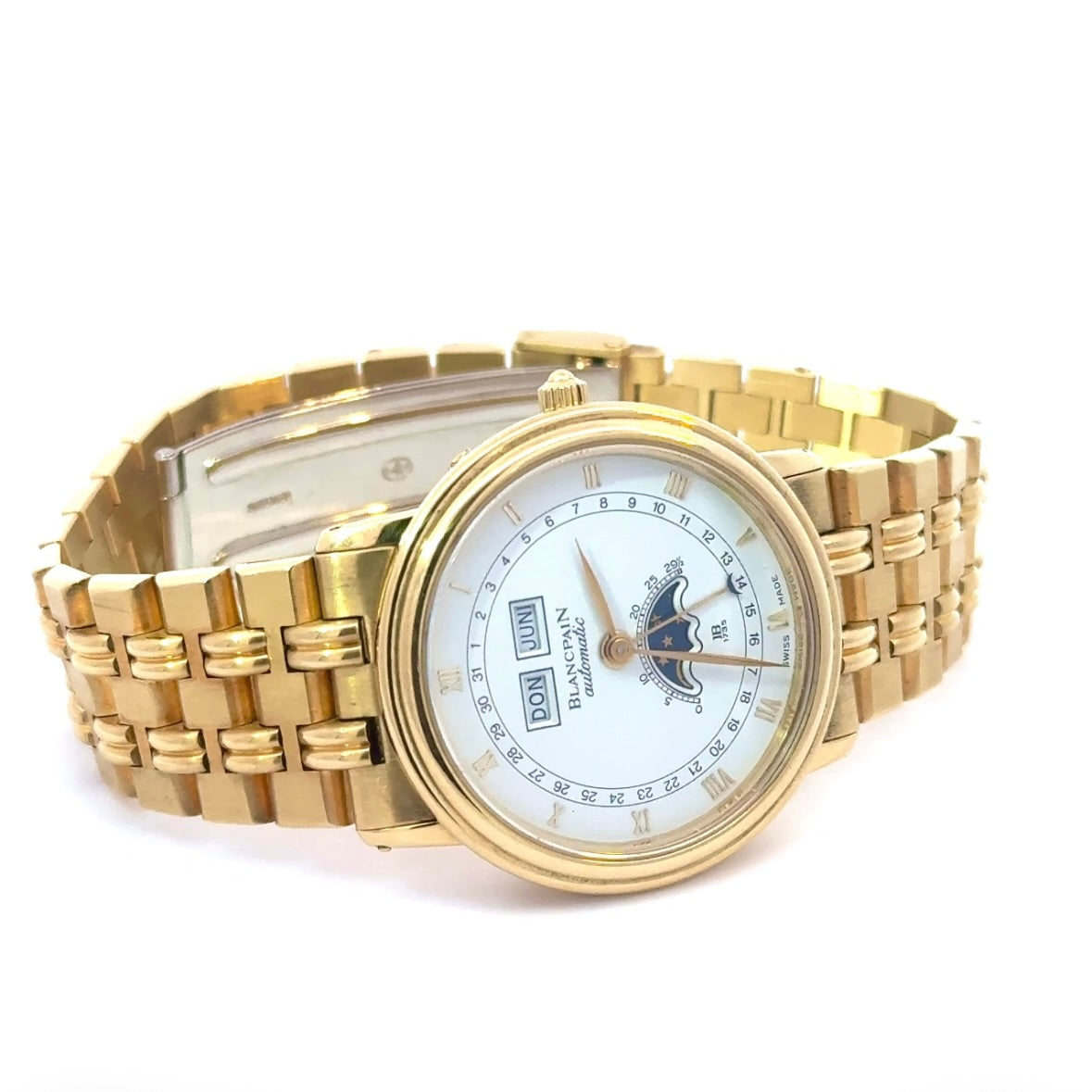 Blancpain Villeret Ref. 6595 in 18 Karat Gelbgold mit Mondphase