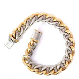 Original IsabellaFa Armband in 18 Karat Gelbgold und 950er Platin mit Diamant