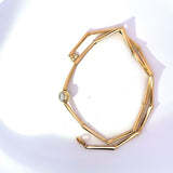 Seltenes Vintage-Collier in 18 Karat Gelbgold mit 1,07 Karat Brillant