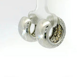 Eindrucksvolle Kreolen in 18 Karat Weißgold – Pavé mit Brillanten