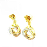 Ausgefallene Capolavoro-Ohrringe in 18 Karat Gold mit Brillanten