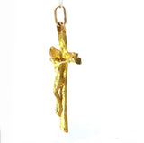 Kreuzanhänger in 14 Karat Gelbgold mit Jesusfigur