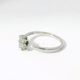 Zeitloser Moncara Ring in 14 Karat Weißgold mit feinen Brillanten