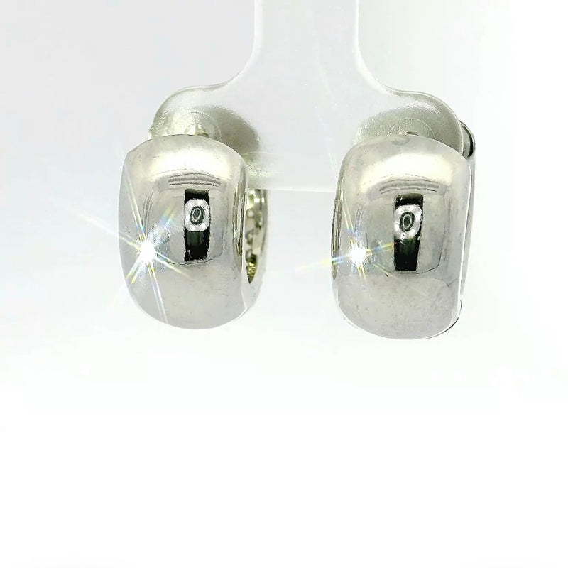 Eindrucksvolle Kreolen in 18 Karat Weißgold – Pavé mit Brillanten